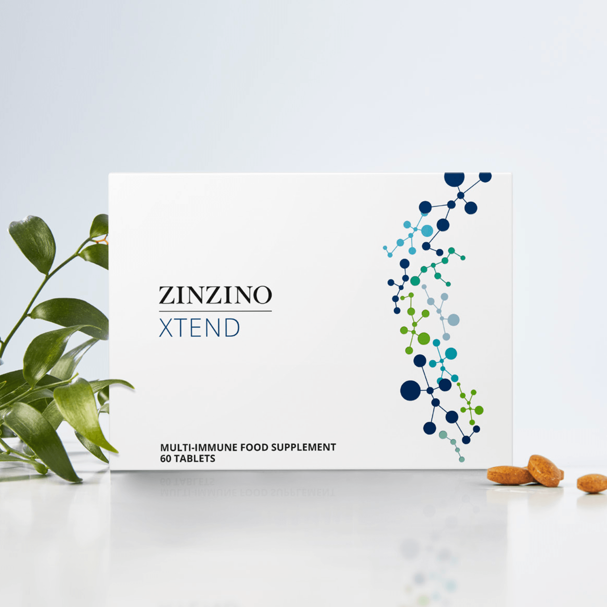 Zinzino Xtend - Pro Gesund _wf_cus, Checkliste - Enthält Beta-Glucane für eine optimale Funktion des Immunsystems, Checkliste - Die tägliche Aufnahme entspricht etwa 9 kg Obst und Gemüse