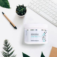 Zinzino Zinobiotic+ - Pro Gezond _wf_cus, checklist-Bevordert de groei van goede bacteriën voor een gezonde darmflora, checklist-Gemaakt van 8 natuurlijke voedingsvezel, checklist-Helpt bij het handhaven van een gezonde cholesterolgehalte, checklist-Probiotica, checklist-Vegan, checklist-Verminderd hoog bloedsuiker na maaltijden en neemt het hongergevoel af, upsell-enable-2